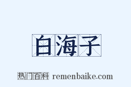 白海子是什么意思的图片